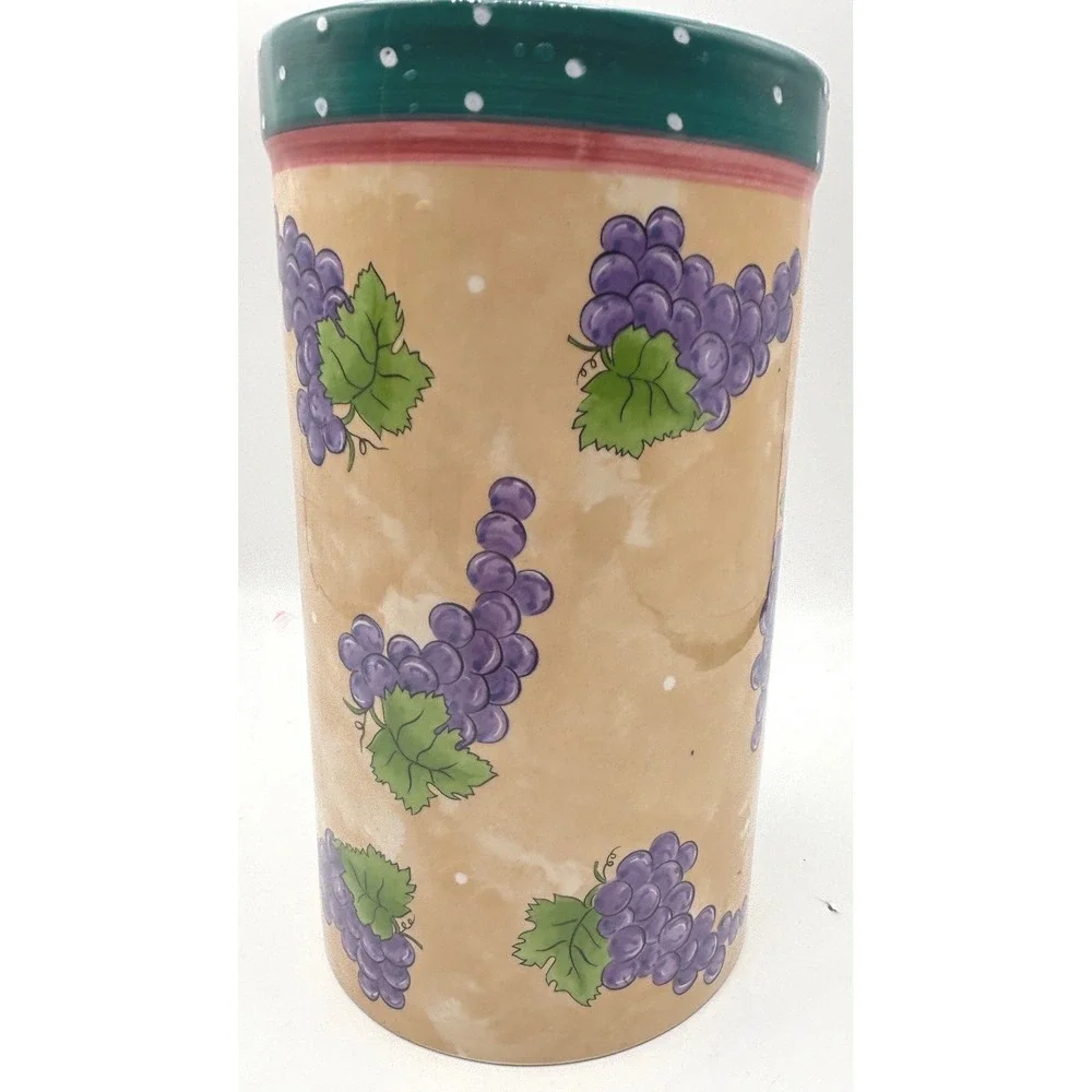 Bois d'Arc Essex Collection Ceramic Grape Vase Portugal Heather Outlaw Kumpis